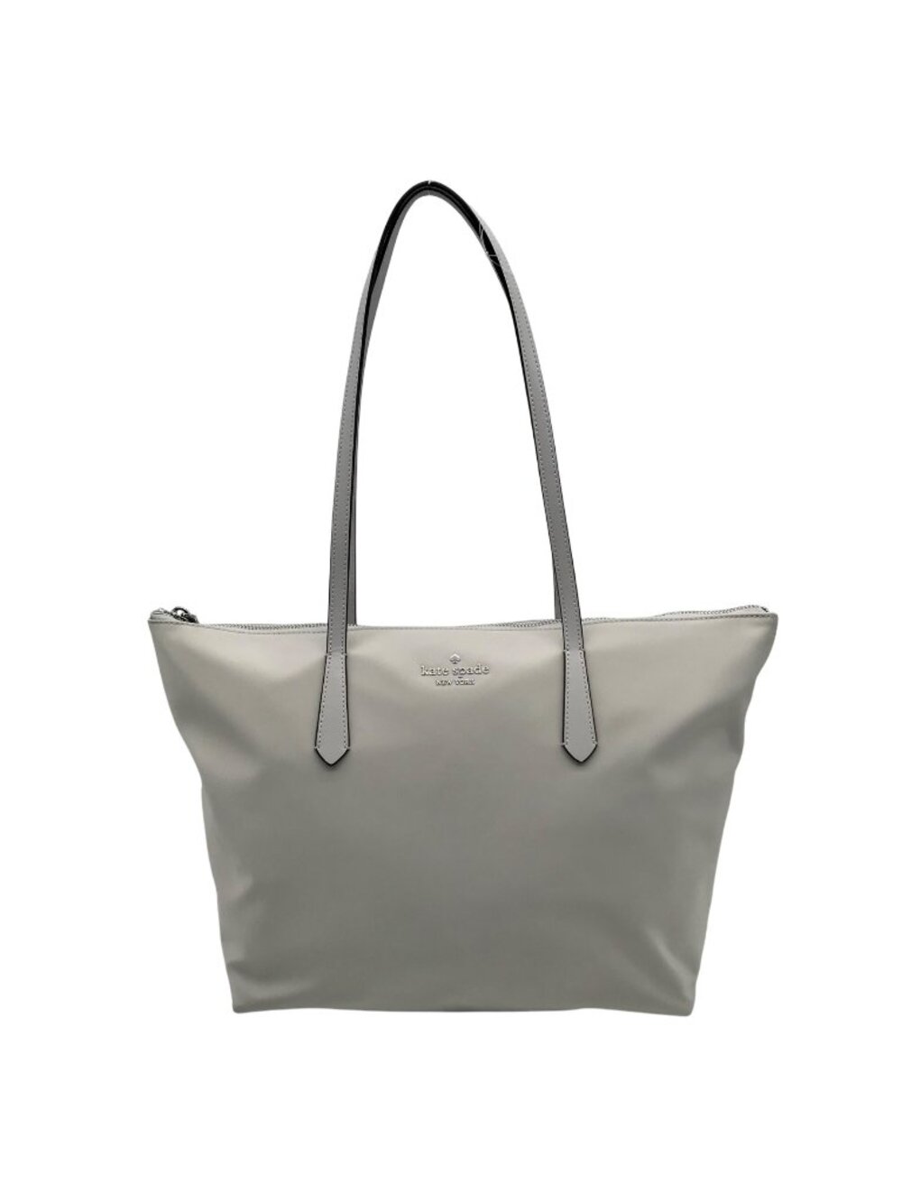 Kate Spade Nimbus Grey Nylon Kitt Tote Bag